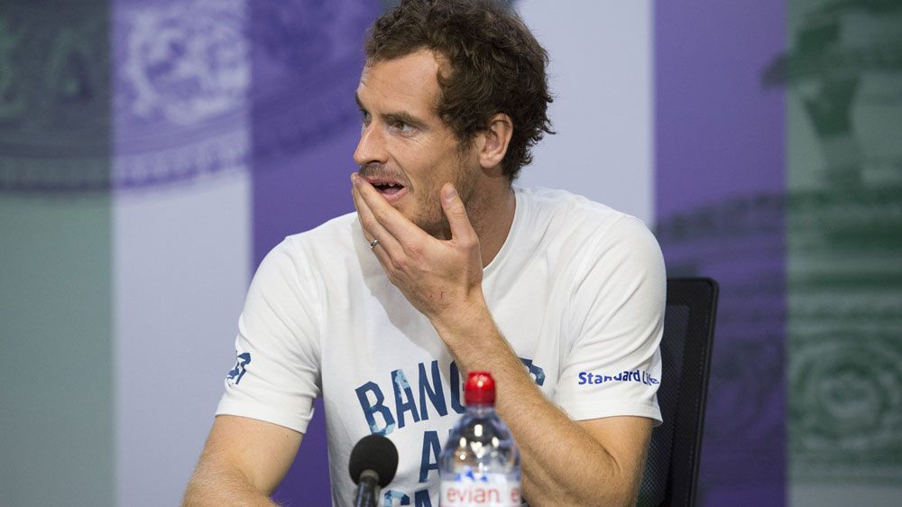 Andy Murray corrects reporter after loss to American Sam Querrey at Wimbledon