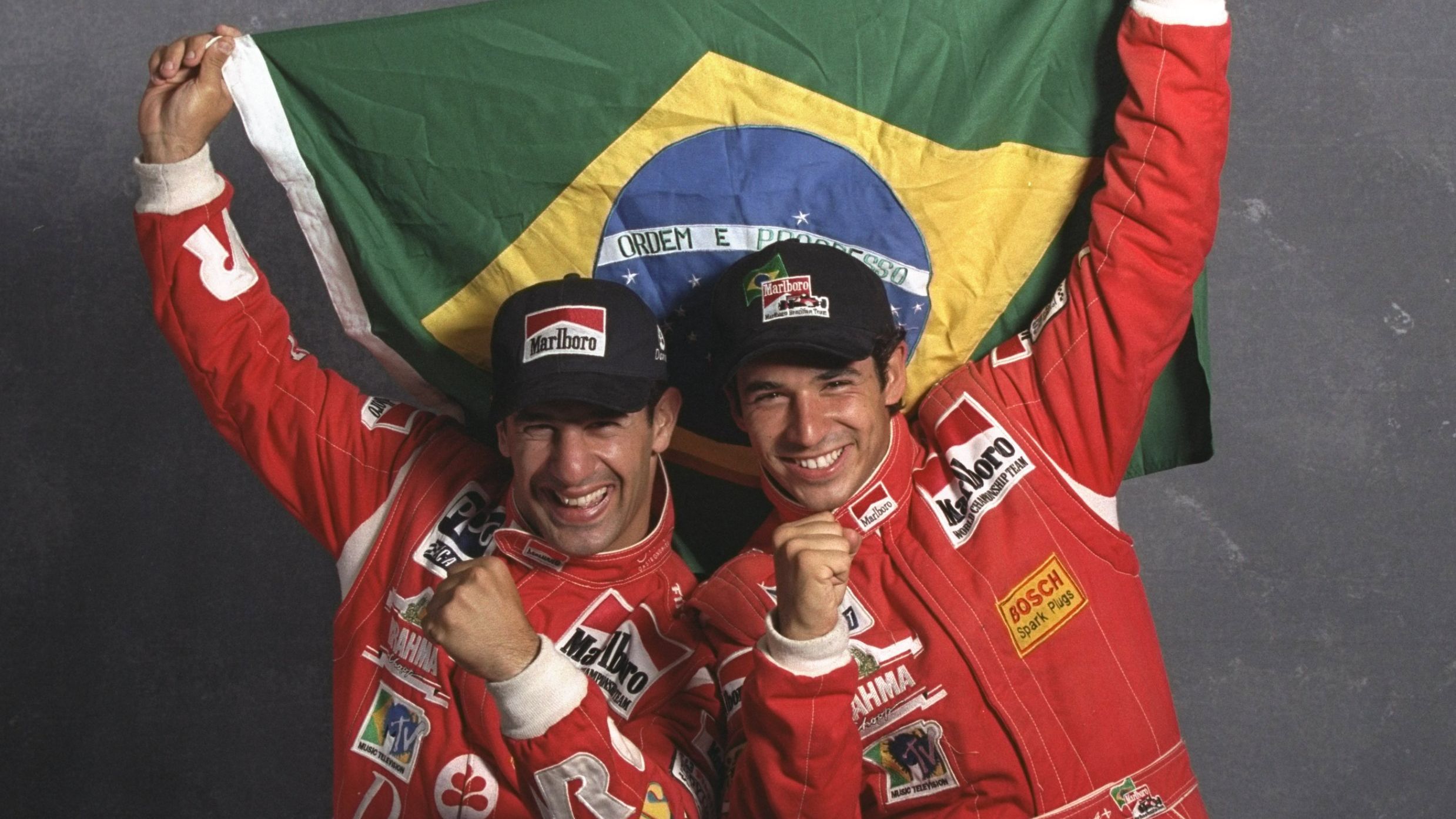 Tony Kanaan and Helio Castro Neves were teammates in 1996 and 1997 in the Indy Lights Series with Tasman Motorsports.