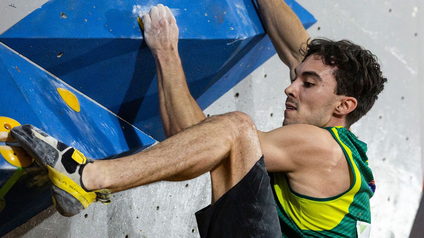 Meet Aussie 'Spiderman': Campbell Harrison one of two sport climbers announced for Paris 2024