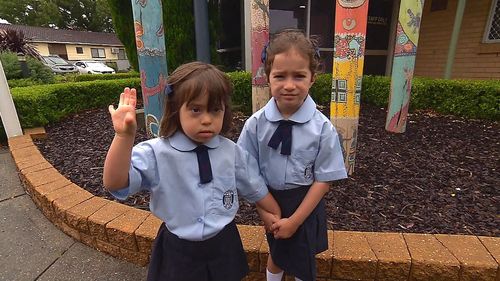 Four sets of twins start kindergarten in NSW Hunter region.