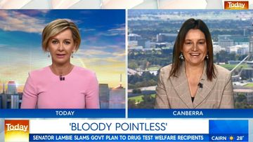 Senator Jacqui Lambie  and Prime Minister Scott Morrison are at loggerheads over proposed reforms to social welfare, including expanding the cashless welfare card system and drug testing recipients.