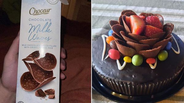 Shoppers go wild for mum&#x27;s cult Aldi chocolate cake decorating hack