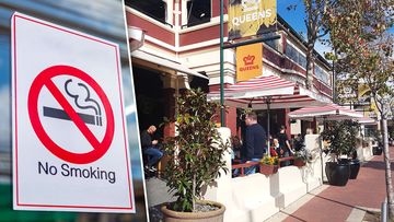 Several Perth streets, including Beaufort Street, will become smoke free zones from today. 