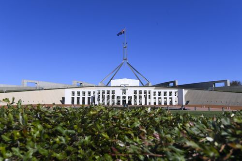 Parliament House in Canberra turns 30 years old on Wednesday. (AAP)