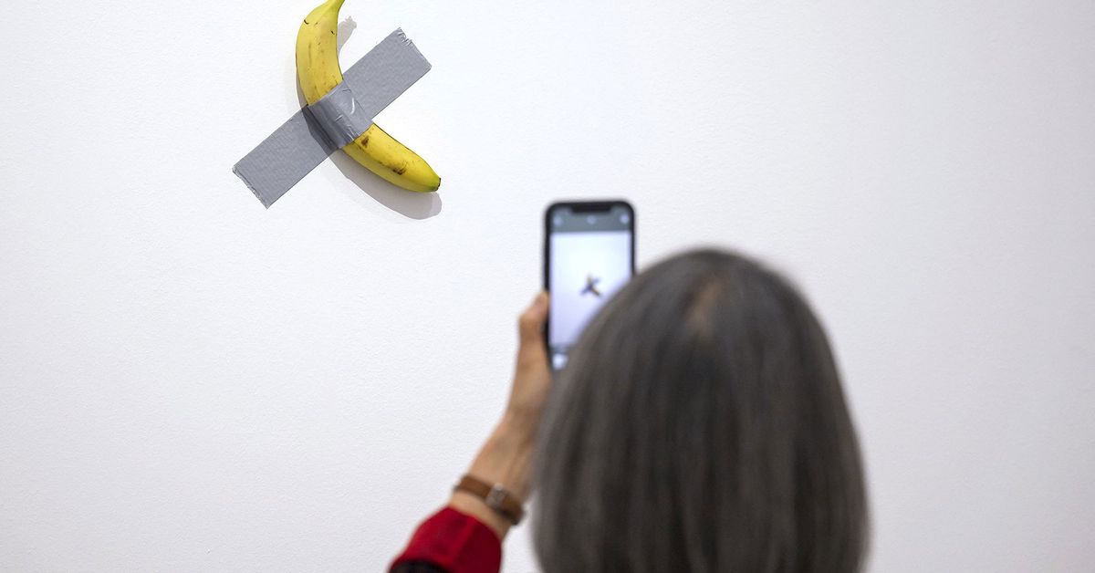 Someone has eaten artist Maurizio Cattelan's $9.55 million banana – again