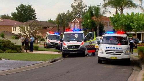 A crime scene has been established at the Athlone Street home. (9NEWS)