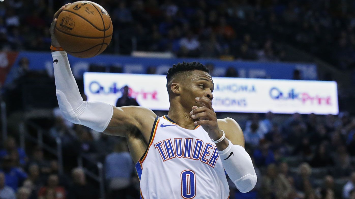 Westbrook pulls off another historic NBA night for Thunder