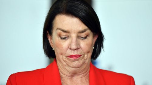 Australian Banking Association CEO Anna Bligh at a press conference in response to the releasing of the Banking Royal Commission.