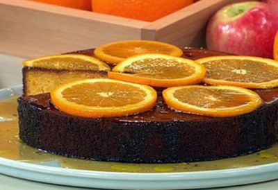Greek orange & almond cake