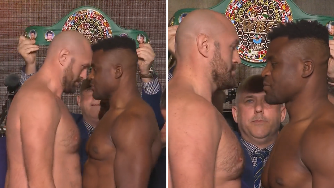 Tyson Fury compares himself to Djokovic, tries to provoke Francis Ngannou at weigh-in before Saudi Arabia fight