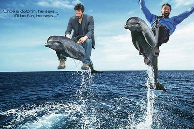 <b>Hugh Jackman's</b> infamous mid-air crash during his appearance on Oprah's Down Under show has become the best Photoshop opportunity ever!