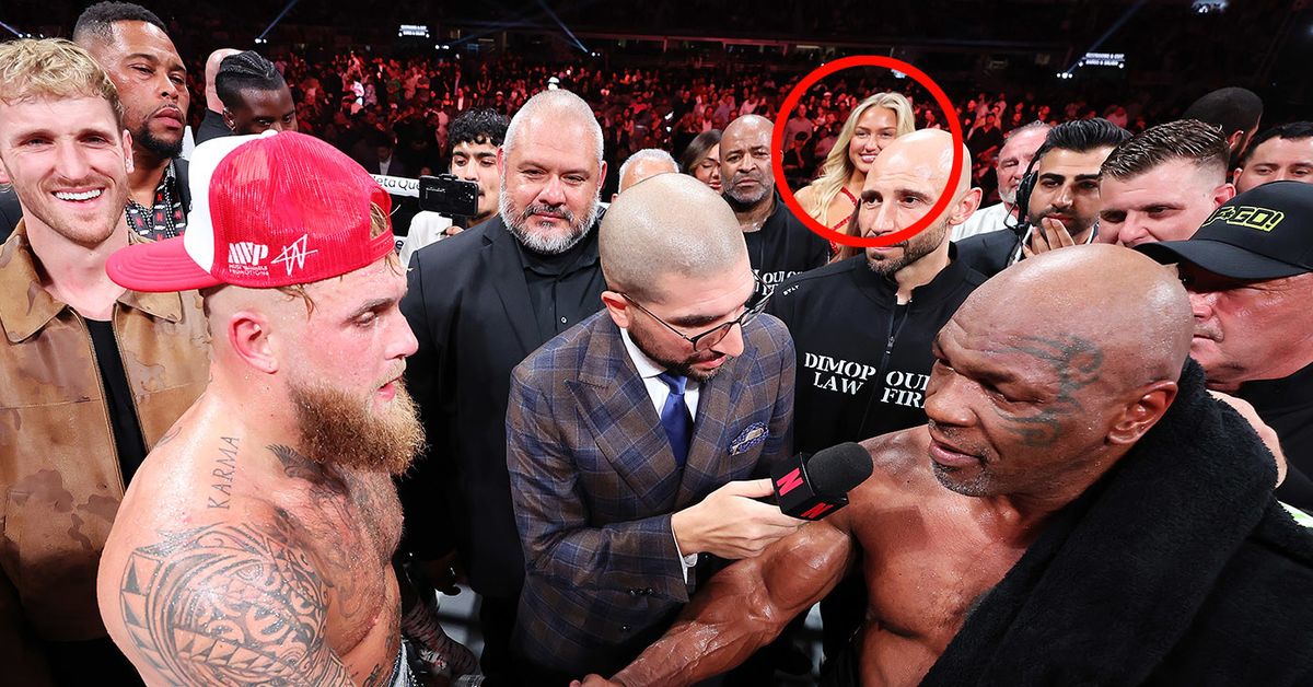 Mike Tyson/Jake Paul fight Ring girl Sydney Thomas was only on TV screens for a few seconds but