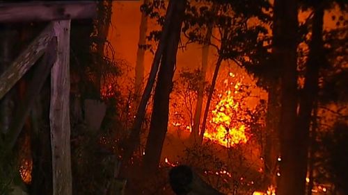 Hundreds of people are holed up in evacuation centres on Queensland's Sunshine Coast as crews wait to see how many homes have been lost to a ferocious fire.