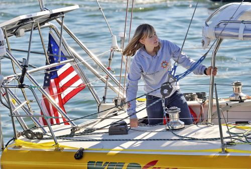 The Californian teenager ran into trouble a few months into her trip, and had to be rescued in June, 2010. 