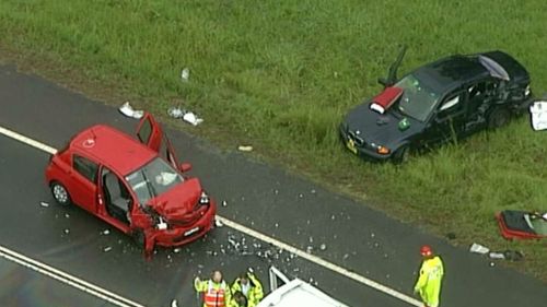 Child and couple injured in serious head-on smash in Sydney's west