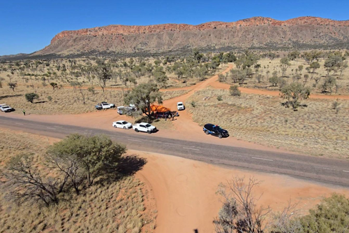 T﻿he search for a man missing in the Northern Territory has entered day three, prompting concerns for his well-being as temperatures are forecast to drop to sub-zero.Gach, 26, was last seen leaving his home ﻿in Alice Springs about 3.30pm on Monday.