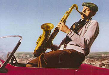 Boots Randolph's 'Yakety Sax' was used as the theme music for which comedy?