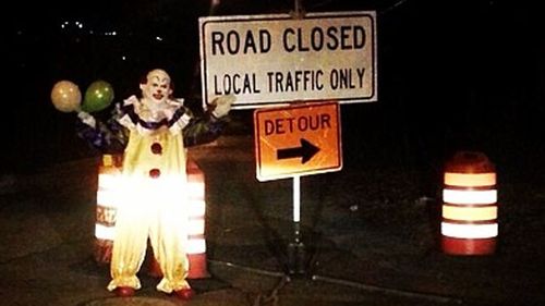 Scary clown taunts New Yorkers