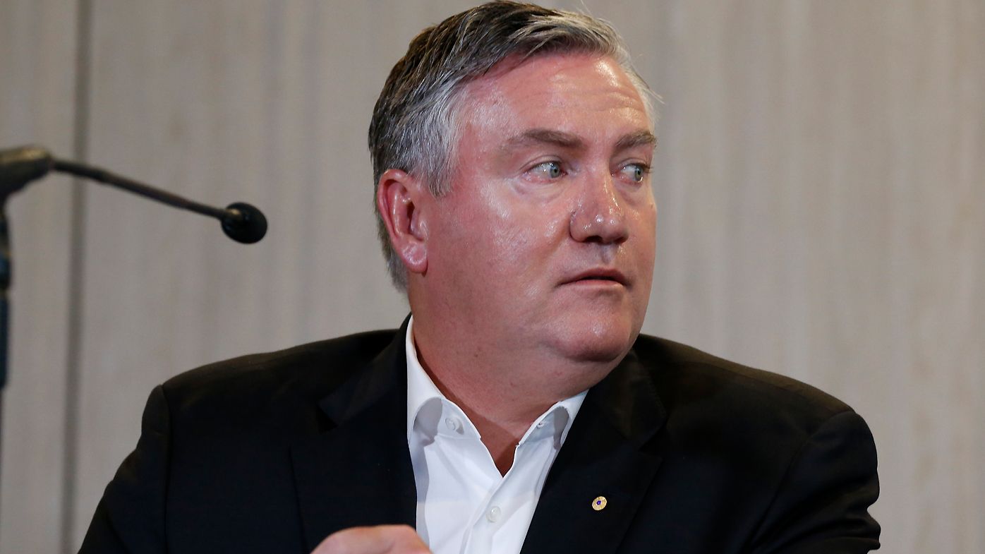 Eddie McGuire resigned as president of the Collingwood Football Club in February 2021