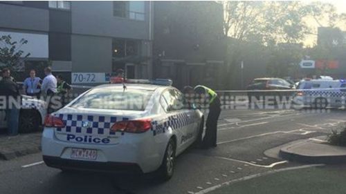 Police are investigating a suspected drive-by shooting outside Kittens this afternoon. (9NEWS)