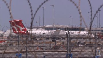 Qantas flight aborted after tyre explodes on take-off