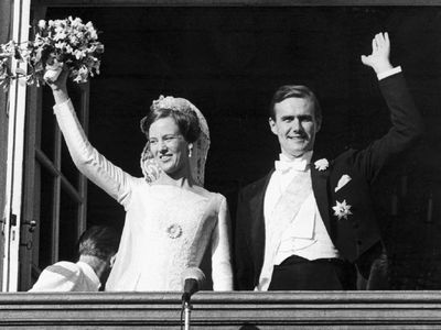 Queen Margrethe and Henri de Laborde de Monpezat, 51 years