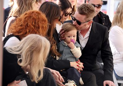 HOLLYWOOD, CALIFORNIA - DECEMBER 01: Brenda Song and Macaulay Culkin attend the ceremony honoring Macaulay Culkin with a Star on the Hollywood Walk of Fame on December 01, 2023 in Hollywood, California. (Photo by Amy Sussman/Getty Images)