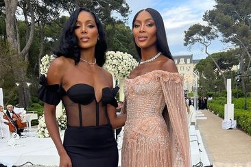 Naomi Campbell at Umar Kamani&#x27;s wedding in the South of France.