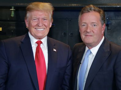 Donald Trump and Piers Morgan