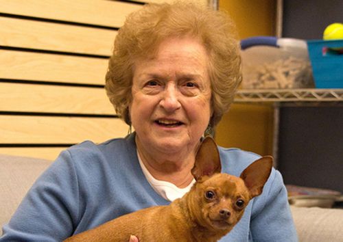 Elderly US woman reads children’s books to shelter dogs to calm them down
