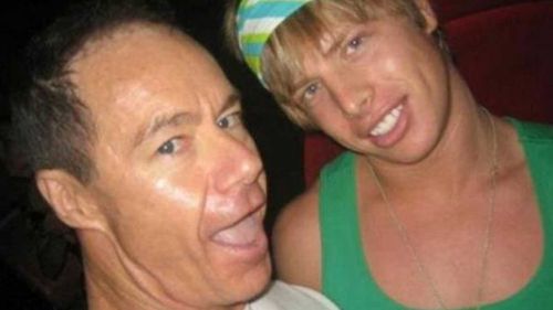 Matthew Leveson (right) pictured with his older boyfriend Michael Atkins, who was acquitted of murder in 2009. 
