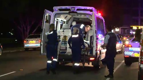 The teen suffered a stab wound to his abdomen as well as lacerations. (9NEWS)