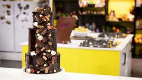 Anna Polyviou's ultimate chocolate tower celebration cake