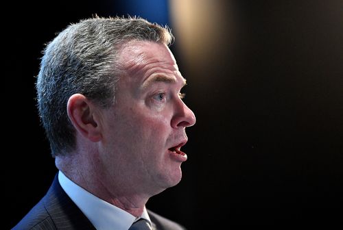 Federal cabinet minister Christopher Pyne said that "of course" the Turnbull Government would welcome Trump to Austrlaia. Picture: AAP