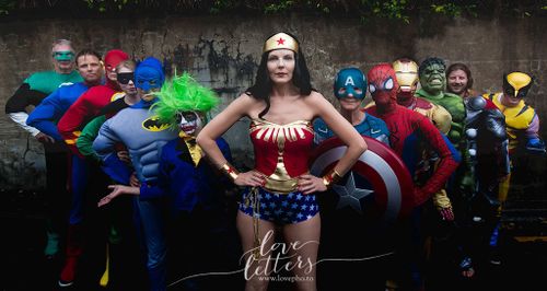 Ms Javernig as Wonder Woman. (Love LEtters Photography)