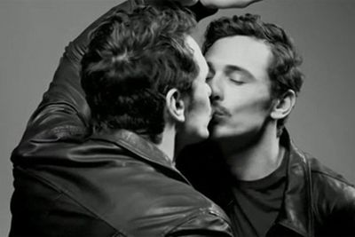 James Franco made out with himself in a short film last year.