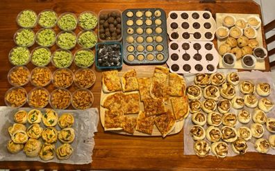 Jess meal preps over 190 snacks and lunches using leftovers.