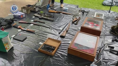 Man charged after weapons and explosives seized in NSW