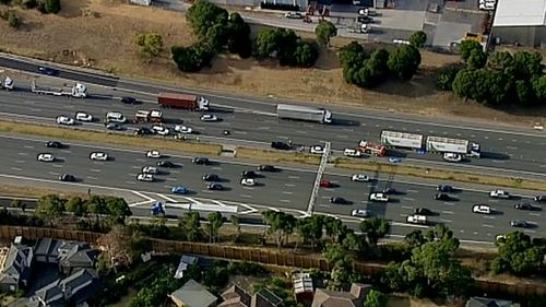 A motorcyclist has been killed on the Monash Freeway.