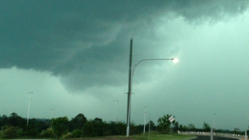 Storm clouds move in over Camden, NSW. (Supplied)