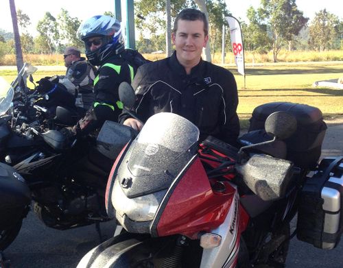 Strength on the road: The young Australian riding 14500km in his mum's memory