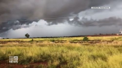 The BoM has warned heavy rainfall may lead to flash flooding and damaging winds possible throughout the whole of Queensland. 