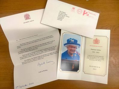 A London Nursery received one of Queen Elizabeth's last letters