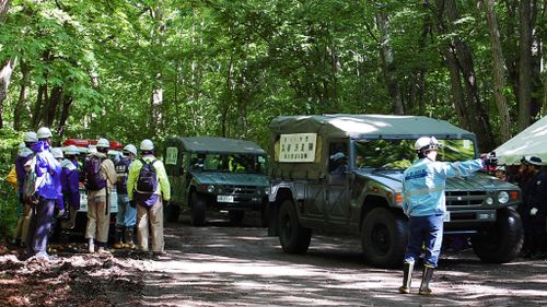 Search parties are combing the bear-inhabited forest. (AFP)