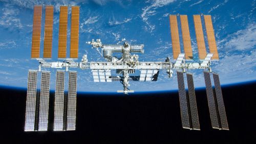 The International Space Station was the target of the mission. (AAP)