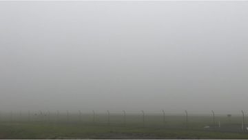 A thick blanket of fog is causing flight delays at Adelaide Airport.
