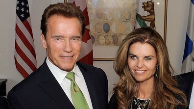 Arnold Schwarzenegger and Maria Shriver in 2009. (AAP)