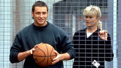 Deborra-Lee Furness and Hugh Jackman in the '90s television series Correlli, where they met and fell in love.