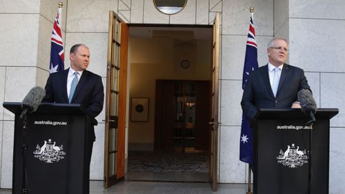 Treasurer Josh Frydenberg and Prime Minister Scott Morrison unveiled the $130 billion plan in Canberra today.