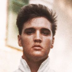 Elvis Presley at Graceland in 1957 (Getty)
